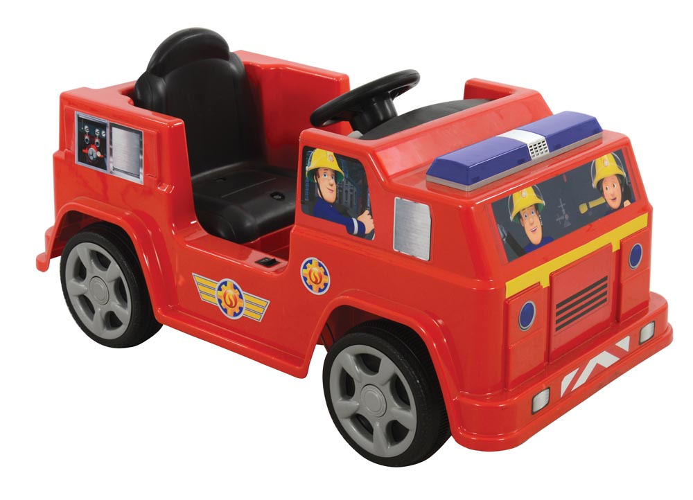 FIREMAN SAM 6V Battery Powered Jupiter Ride On