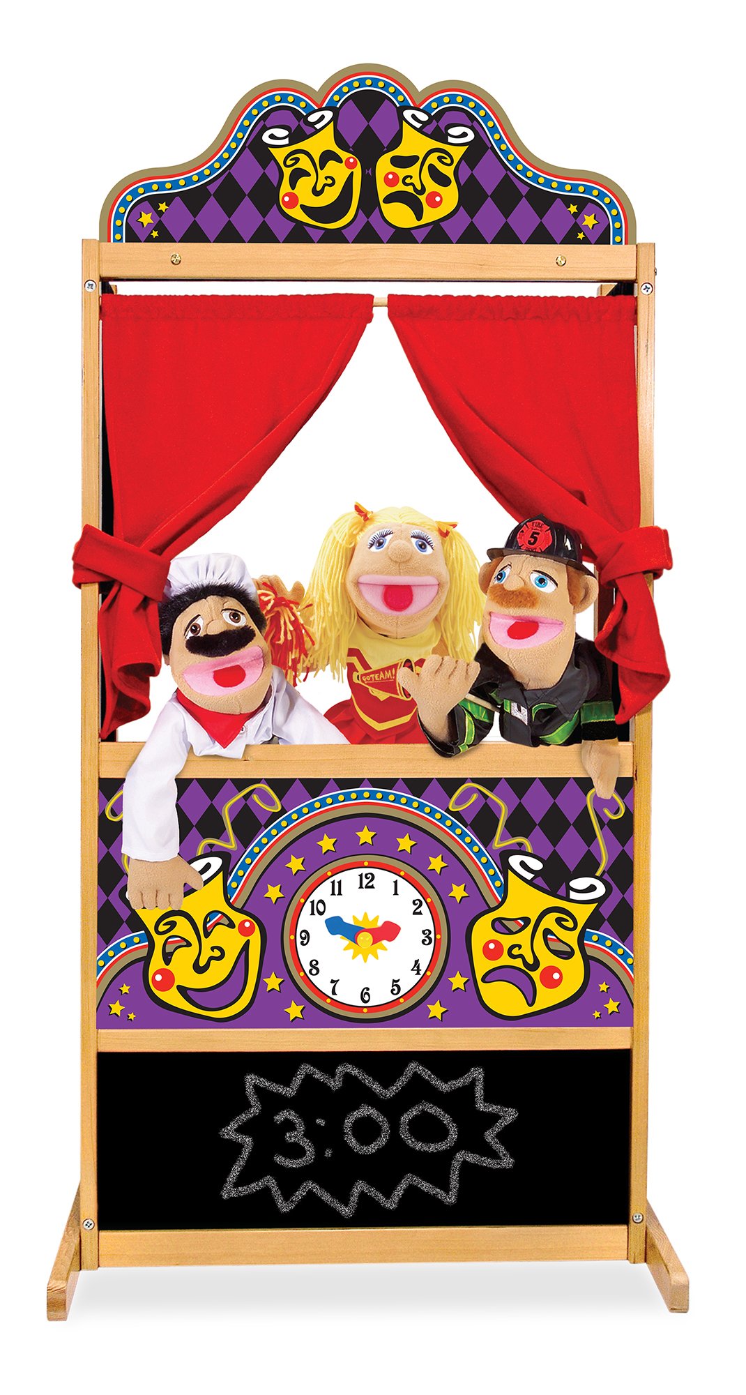 Melissa and doug sales deluxe puppet theater